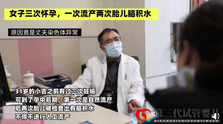 女子三次懷孕一次流產(chǎn)兩次胎兒腦積水原因竟是丈夫染色體異常(圖1)